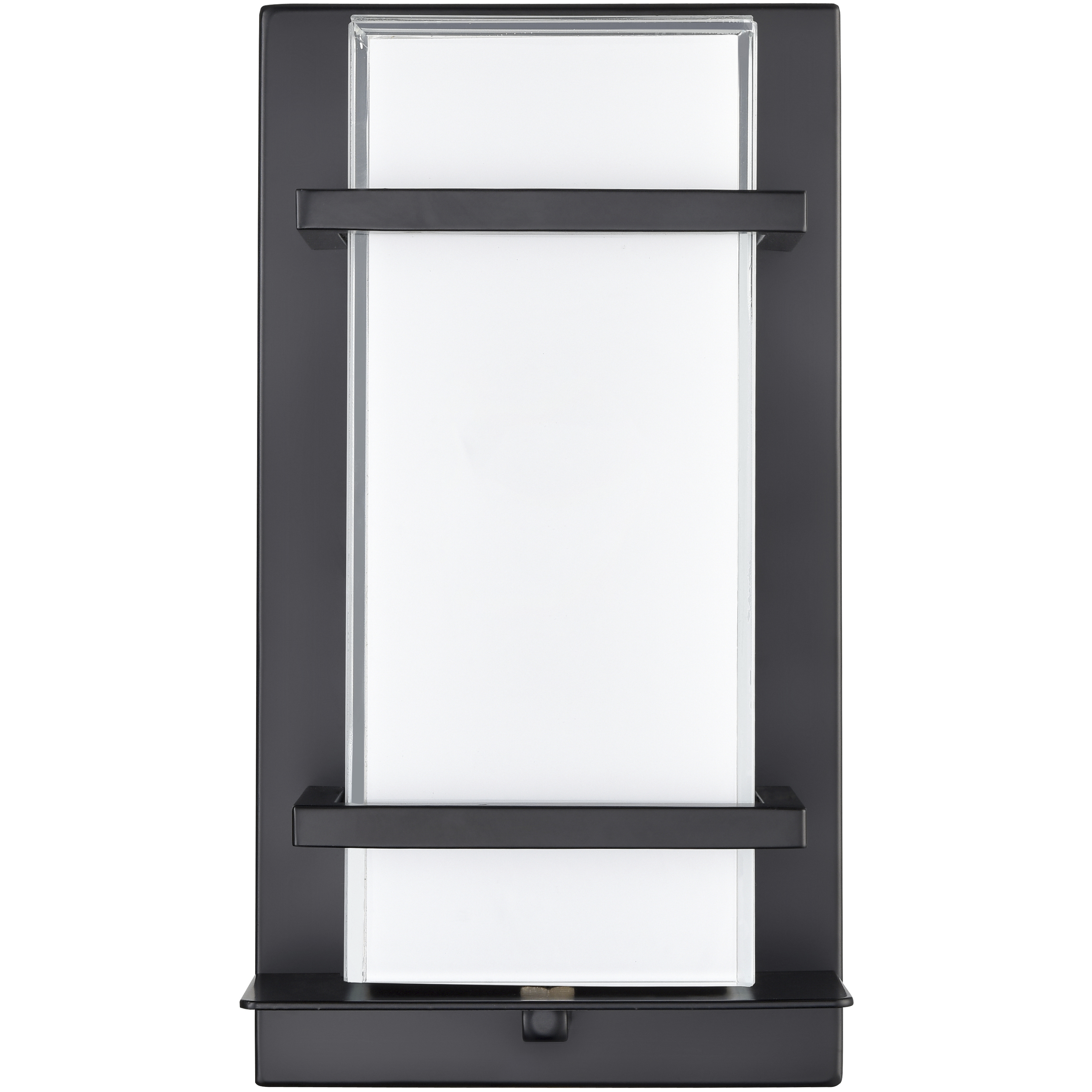 None LED 11 inch Powder Coated Black Outdoor Wall Sconce